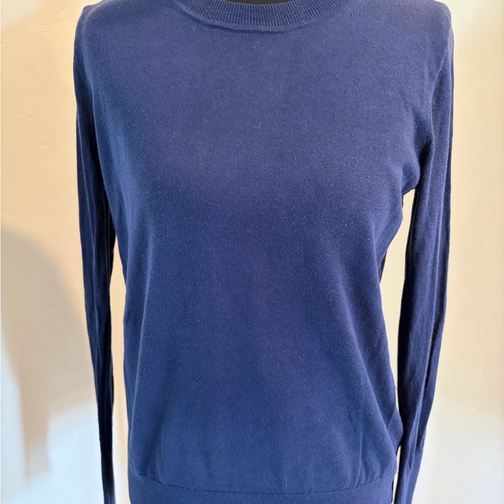 3/$15! J. Crew Summerweight Blue Long Sleeve Sweater